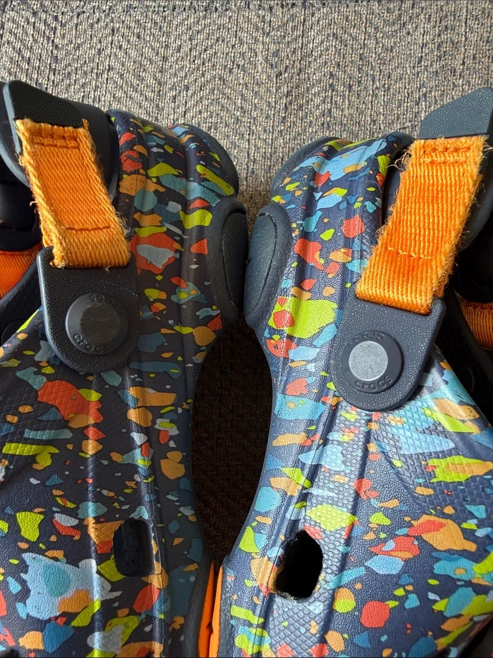 Crocs All Terrain Terrazzo Classic Children Shoes Size: J2 ( Little Boy 2)